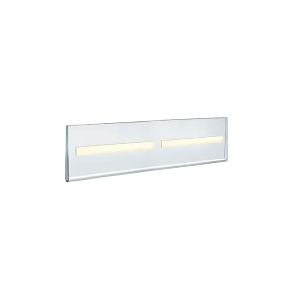 11"W x 2.5"H Sign w/ Adhesive Tape, PK10